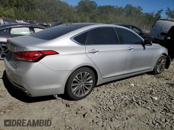 2016 Hyundai Genesis 3.8L z VIN KMHGN4JE9GU129886, wystawiony jako Copart lot #74168694 z przebiegiem 101 176 mil mil oraz Szkoda całkowita • Salvage title. Historia ofert i sprzedaży dostępna na DreamBid. Obrazek 3.