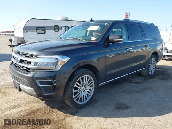 ✅ 2023 Ford Expedition Max Limited • VIN: 1FMJK1K81PEA61065 • Lot: 41996809. Listed on IAAI with 44,633 mi. Free auction sales archive from the USA and detailed vehicle history report at DreamBid. Image 2.