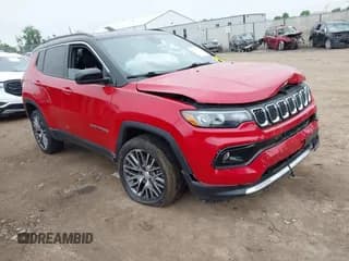 ✅ 2023 Jeep Compass (RED) Edition • VIN: 3C4NJDCN7PT531789 • Lot: 42374121. Wystawiony na IAAI z przebiegiem 22 808 mil. Bezpłatny archiwum sprzedaży aukcyjnych z USA i szczegółowy raport historii pojazdu na DreamBid. Zdjęcie 1.