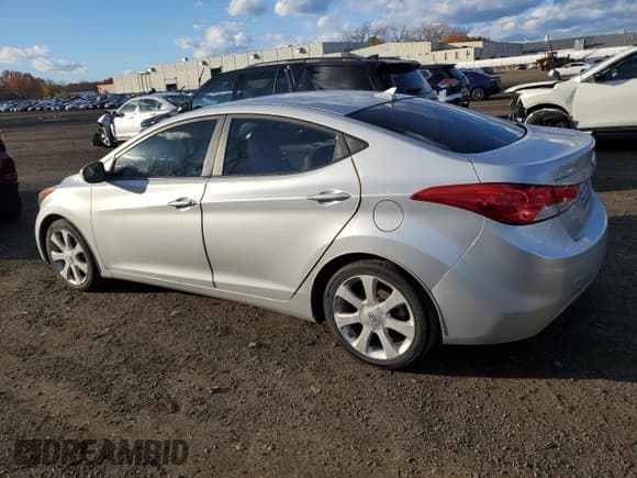 ✅ 2012 Hyundai Elantra GLS • VIN: 5NPDH4AE2CH118683 • Lot: 91410335. Listed on Copart with 109,938 mi. Free auction sales archive from the USA and detailed vehicle history report at DreamBid. Image 2.