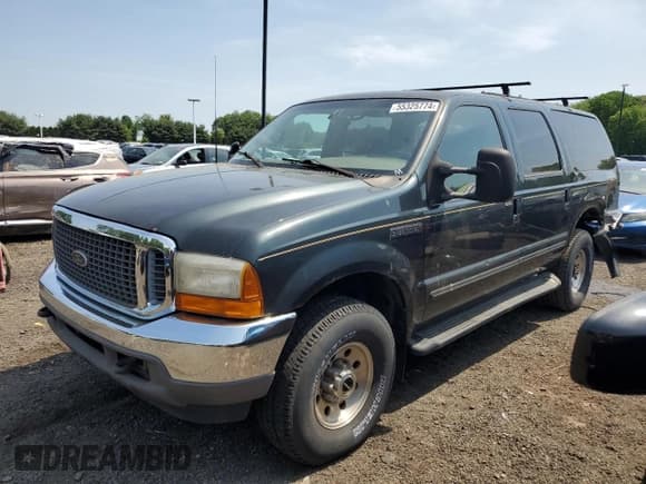 ✅ 2000 Ford Excursion XLT • VIN: 1FMNU41S3YEB85849 • Lot: 50221845. Wystawiony na Copart z przebiegiem 196 484 mil. Bezpłatny archiwum sprzedaży aukcyjnych z USA i szczegółowy raport historii pojazdu na DreamBid. Zdjęcie 1.