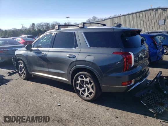 ✅ 2022 Hyundai Palisade Calligraphy • VIN: KM8R7DHE9NU483543 • Лот: 82771444. Опубликован ранее на Copart с пробегом 26 772 миль. Бесплатный доступ к архиву аукционных продаж из США и подробный отчёт об истории автомобиля на DreamBid. Изображение 2.