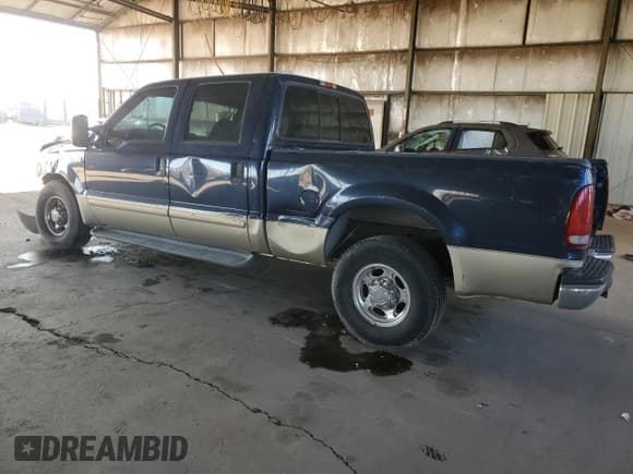 ✅ 2001 Ford F-250 XL • VIN: 1FTNW20L91EA06152 • Lot: 72660874. Listed on Copart with 285,235 mi. Free auction sales archive from the USA and detailed vehicle history report at DreamBid. Image 2.