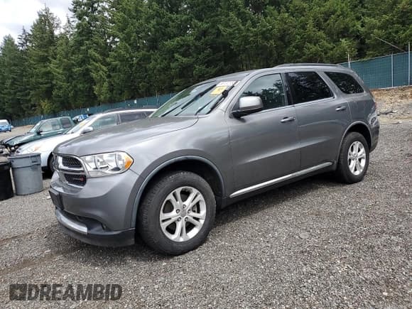 ✅ 2012 Dodge Durango SXT • VIN: 1C4RDJAG7CC213009 • Lot: 68132185. Listed on Copart with Not provided. Free auction sales archive from the USA and detailed vehicle history report at DreamBid. Image 1.