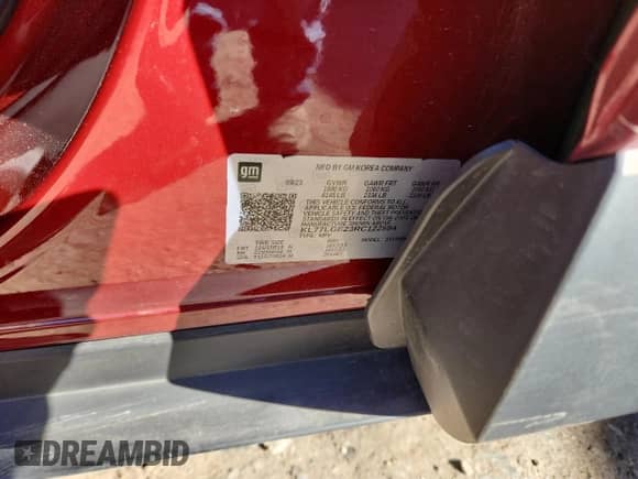 2024 Chevrolet Trax 1RS с VIN KL77LGE23RC122594, выставлен на аукционе Copart как лот 85427515 с пробегом 33 628 миль миль и Списание • Salvage title. История ставок и продаж доступна на DreamBid. Изображение 13.