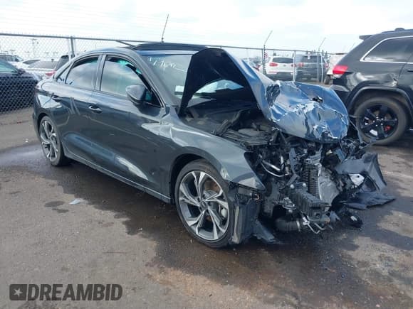 ✅ 2022 Audi A3 Premium • VIN: WAUGUDGY5NA094297 • Lot: 41109912. Listed on IAAI with 40,264 mi. Free auction sales archive from the USA and detailed vehicle history report at DreamBid. Image 1.