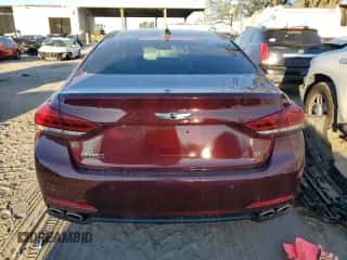 2015 Hyundai Genesis 5.0L z VIN KMHGN4JF2FU035923, wystawiony jako Copart lot #80004174 z przebiegiem 69 300 mil mil oraz Szkoda całkowita • Salvage title. Historia ofert i sprzedaży dostępna na DreamBid. Obrazek 6.