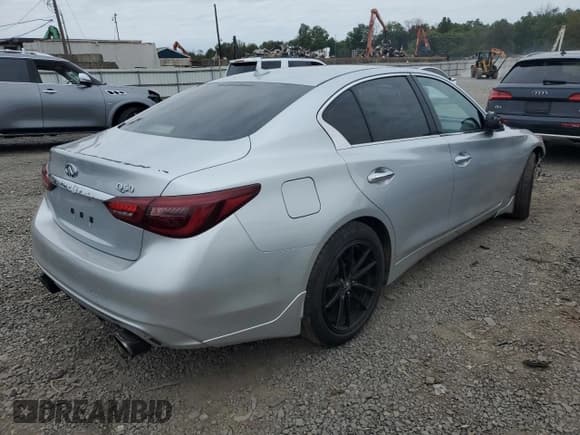 ✅ 2020 Infiniti Q50 Pure • VIN: JN1EV7AP1LM201983 • Лот: 82034995. Опубликован ранее на Copart с пробегом 79 108 миль. Бесплатный доступ к архиву аукционных продаж из США и подробный отчёт об истории автомобиля на DreamBid. Изображение 3.