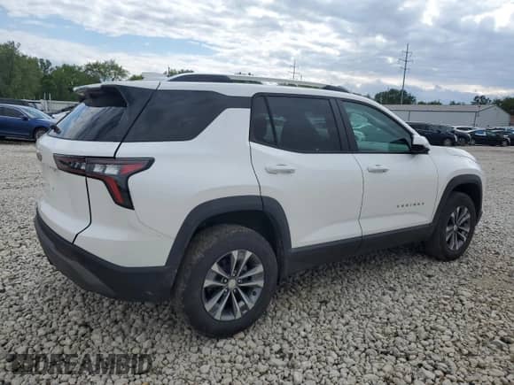 2025 Chevrolet Equinox FWD LT с VIN 3GNAXHEG2SL140486, выставлен на аукционе Copart как лот 57568495 с пробегом 12 796 миль миль и Списание • Salvage title. История ставок и продаж доступна на DreamBid. Изображение 3.