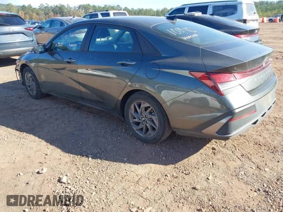 2024 Hyundai Elantra SEL with VIN KMHLM4DG1RU655074, listed as a IAAI auction lot 43604825 with 64,736 mi miles and . Bid and sale history available at DreamBid. Image 3.