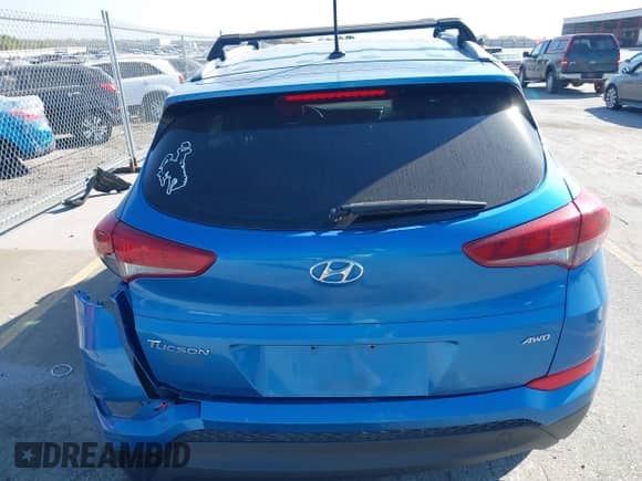 2016 Hyundai Tucson SE with VIN KM8J3CA4XGU126671, listed as a IAAI auction lot 43321548 with 150,034 mi miles and . Bid and sale history available at DreamBid. Image 16.