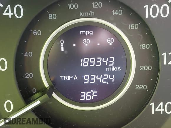 ✅ 2012 Honda CR-V EX-L • VIN: 2HKRM4H74CH618823 • Lot: 43914564. Listed on IAAI with 189,343 mi. Free auction sales archive from the USA and detailed vehicle history report at DreamBid. Image 15.