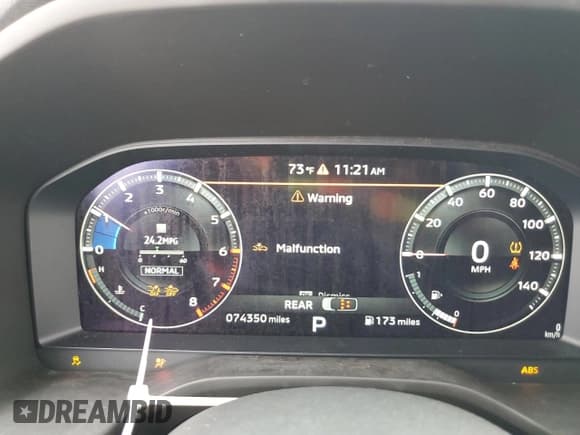 ✅ 2023 Mitsubishi Outlander SE • VIN: JA4J4UA87PZ009606 • Lot: 83789745. Listed on Copart with 74,350 mi. Free auction sales archive from the USA and detailed vehicle history report at DreamBid. Image 9.