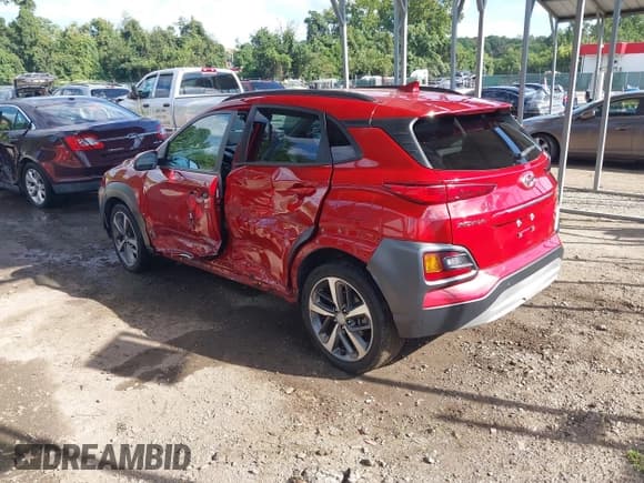 ✅ 2021 Hyundai Kona Ultimate • VIN: KM8K5CA56MU742791 • Лот: 43070025. Опубликован ранее на IAAI с пробегом 72 570 миль. Бесплатный доступ к архиву аукционных продаж из США и подробный отчёт об истории автомобиля на DreamBid. Изображение 3.