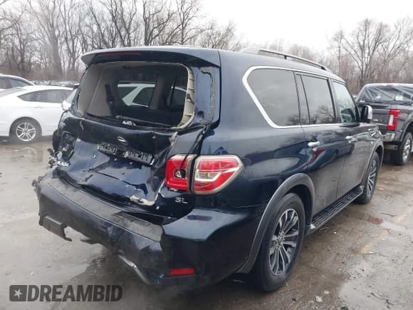 ✅ 2020 Nissan Armada SL • VIN: JN8AY2NC2L9617576 • Лот: 41461881. Опубликован ранее на IAAI с пробегом 108 734 миль. Бесплатный доступ к архиву аукционных продаж из США и подробный отчёт об истории автомобиля на DreamBid. Изображение 4.