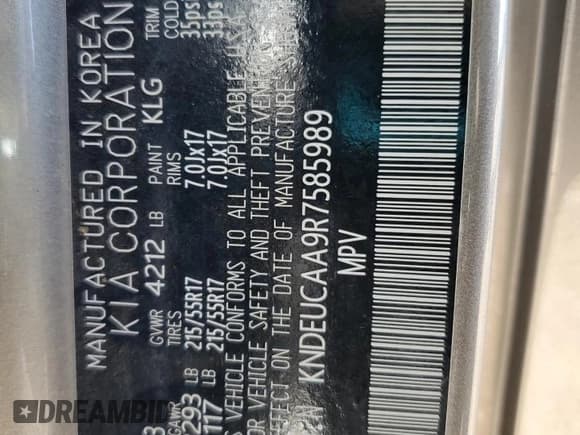 ✅ 2024 Kia Seltos S • VIN: KNDEUCAA9R7585989 • Лот: 69428815. Опубликован ранее на Copart с пробегом 41 122 миль. Бесплатный доступ к архиву аукционных продаж из США и подробный отчёт об истории автомобиля на DreamBid. Изображение 13.