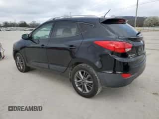 2015 Hyundai Tucson SE with VIN KM8JUCAG5FU069575, listed as a Copart auction lot 45267434 with 112,345 mi miles and . Bid and sale history available at DreamBid. Image 2.
