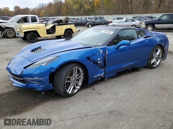 2014 Chevrolet Corvette Z51 3LT с VIN 1G1YL2D78E5126462, выставлен на аукционе Copart как лот 77984904 с пробегом 18 263 миль миль и Списание • Salvage title. История ставок и продаж доступна на DreamBid. Изображение 1.