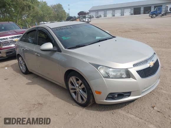 ✅ 2012 Chevrolet Cruze LTZ • VIN: 1G1PH5SC3C7256441 • Lot: 43349417. Listed on IAAI with 188,571 mi. Free auction sales archive from the USA and detailed vehicle history report at DreamBid. Image 1.