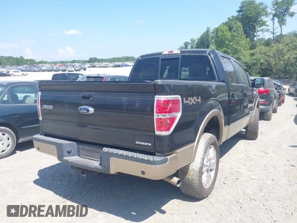 ✅ 2013 Ford F-150 XL • VIN: 1FTFW1EF0DKE08908 • Lot: 42849135. Listed on IAAI with 158,018 mi. Free auction sales archive from the USA and detailed vehicle history report at DreamBid. Image 4.