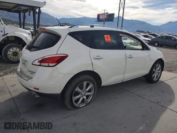 ✅ 2012 Nissan Murano LE • VIN: JN8AZ1MW6CW231456 • Lot: 71496325. Listed on Copart with Not provided. Free auction sales archive from the USA and detailed vehicle history report at DreamBid. Image 3.