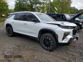 2025 Chevrolet Traverse AWD Z71 с VIN 1GNEVJRSXSJ247841, выставлен на аукционе Copart как лот 81231805 с пробегом 4 645 миль миль и Списание • Salvage title. История ставок и продаж доступна на DreamBid. Изображение 4.