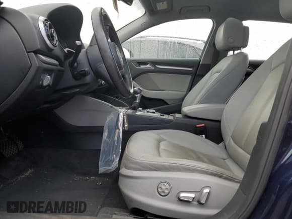 ✅ 2017 Audi A3 e-tron Sportback Premium • VIN: WAUUPBFF1HA036741 • Lot: 87309805. Listed on Copart with 52,342 mi. Free auction sales archive from the USA and detailed vehicle history report at DreamBid. Image 7.