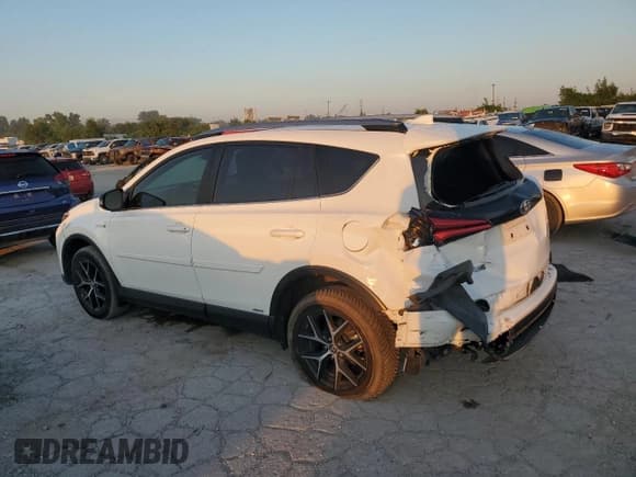 ✅ 2018 Toyota RAV4 Hybrid SE • VIN: JTMJJREV4JD165800 • Lot: 67207445. Listed on Copart with 148,002 mi. Free auction sales archive from the USA and detailed vehicle history report at DreamBid. Image 2.