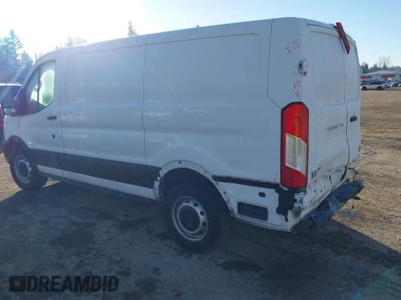 ✅ 2021 Ford Transit Cargo • VIN: 1FTYE1Y89MKA16809 • Lot: 41643195. Listed on IAAI with 7,407 mi. Free auction sales archive from the USA and detailed vehicle history report at DreamBid. Image 3.