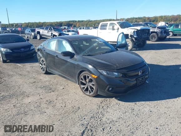 ✅ 2020 Honda Civic Sport • VIN: 2HGFC2F87LH536634 • Lot: 43427899. Listed on IAAI with Not provided. Free auction sales archive from the USA and detailed vehicle history report at DreamBid. Image 1.