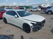 ✅ 2020 Infiniti Q50 Luxe • VIN: JN1EV7AP0LM200940 • Lot: 43153496. Wystawiony na IAAI z przebiegiem 70 075 mil. Bezpłatny archiwum sprzedaży aukcyjnych z USA i szczegółowy raport historii pojazdu na DreamBid. Zdjęcie 1.