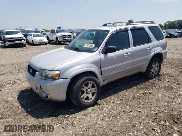 ✅ 2005 Ford Escape Limited • VIN: 1FMYU04175KD88717 • Lot: 65957955. Listed on Copart with 177,168 mi. Free auction sales archive from the USA and detailed vehicle history report at DreamBid. Image 1.
