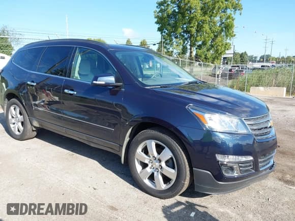 ✅ 2017 Chevrolet Traverse Premier • VIN: 1GNKVJKD0HJ151854 • Lot: 43066276. Listed on IAAI with 126,038 mi. Free auction sales archive from the USA and detailed vehicle history report at DreamBid. Image 1.