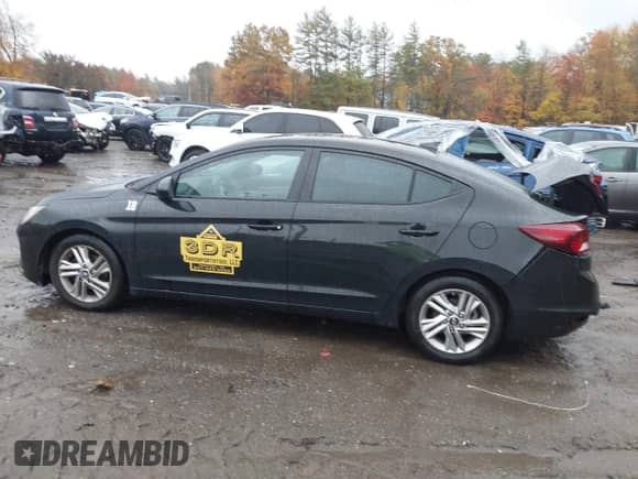 2019 Hyundai Elantra SEL with VIN 5NPD84LF8KH414554, listed as a IAAI auction lot 43480787 with 156,347 mi miles and . Bid and sale history available at DreamBid. Image 14.