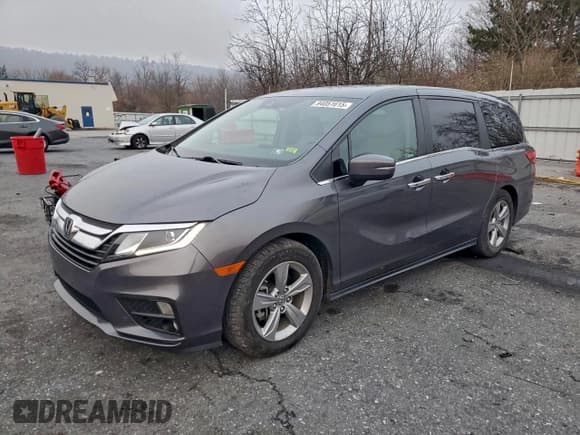 ✅ 2019 Honda Odyssey EX-L • VIN: 5FNRL6H77KB138061 • Lot: 94051615. Listed on Copart with 77,906 mi. Free auction sales archive from the USA and detailed vehicle history report at DreamBid. Image 1.