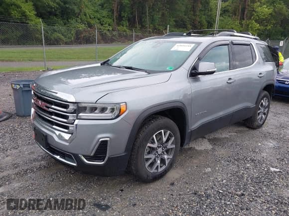 ✅ 2023 GMC Acadia SLE • VIN: 1GKKNRL40PZ141853 • Lot: 42844244. Listed on IAAI with 16,320 mi. Free auction sales archive from the USA and detailed vehicle history report at DreamBid. Image 2.
