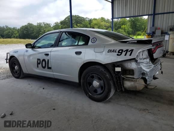 2019 Dodge Charger Police с VIN 2C3CDXAT0KH558470, выставлен на аукционе Copart как лот 66067235 с пробегом 98 349 миль миль и Списание • Salvage title. История ставок и продаж доступна на DreamBid. Изображение 2.