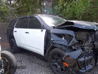 ✅ 2023 Chevrolet Tahoe Commercial • VIN: 1GNSKLED6PR430385 • Lot: 42170256. Listed on IAAI with 26,121 mi. Free auction sales archive from the USA and detailed vehicle history report at DreamBid. Image 1.