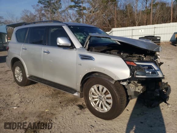 ✅ 2021 Nissan Armada SV • VIN: JN8AY2AD2M9661061 • Lot: 43980655. Listed on Copart with 71,041 mi. Free auction sales archive from the USA and detailed vehicle history report at DreamBid. Image 4.