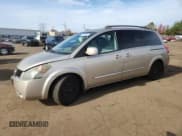 ✅ 2005 Nissan Quest • VIN: 5N1BV28U35N111029 • Lot: 82740345. Listed on Copart with 211,097 mi. Free auction sales archive from the USA and detailed vehicle history report at DreamBid. Image 1.