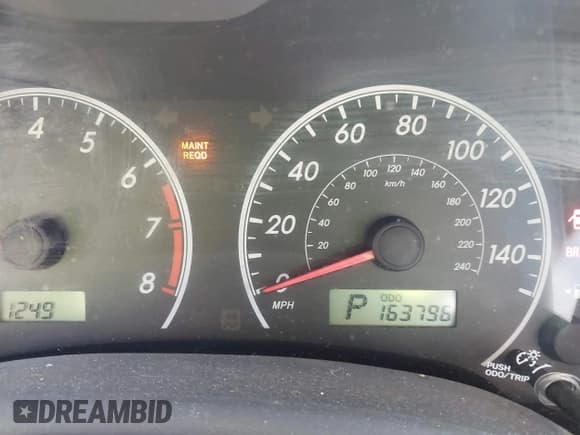 ✅ 2010 Toyota Corolla • VIN: 1NXBU4EE6AZ203277 • Lot: 43261172. Listed on IAAI with 163,796 mi. Free auction sales archive from the USA and detailed vehicle history report at DreamBid. Image 7.