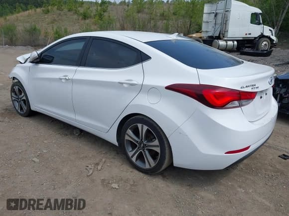 ✅ 2015 Hyundai Elantra Sport • VIN: KMHDH4AH6FU322211 • Lot: 41969375. Listed on IAAI with 111,211 mi. Free auction sales archive from the USA and detailed vehicle history report at DreamBid. Image 3.