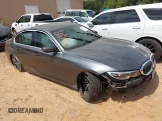 2020 BMW 3 Series 330i with VIN 3MW5R1J04L8B25347, listed as a IAAI auction lot 43147192 with 96,959 mi miles and . Bid and sale history available at DreamBid. Image 1.