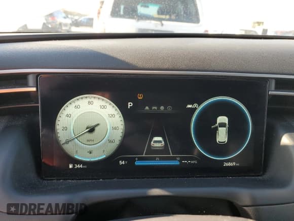 ✅ 2022 Hyundai Tucson SEL • VIN: 5NMJFCAE8NH033348 • Lot: 76280764. Wystawiony na Copart z przebiegiem 26 869 mil. Bezpłatny archiwum sprzedaży aukcyjnych z USA i szczegółowy raport historii pojazdu na DreamBid. Zdjęcie 9.