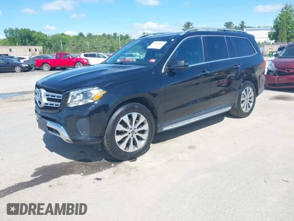 ✅ 2018 Mercedes-Benz GLS 450 • VIN: 4JGDF6EE3JB073582 • Lot: 42404514. Listed on IAAI with 146,617 mi. Free auction sales archive from the USA and detailed vehicle history report at DreamBid. Image 2.