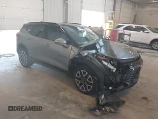 ✅ 2024 Chevrolet Blazer RS • VIN: 3GNKBKRS5RS132834 • Lot: 42550700. Listed on IAAI with 26,394 mi. Free auction sales archive from the USA and detailed vehicle history report at DreamBid. Image 1.