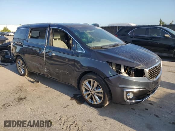 ✅ 2016 Kia Sedona SX-L • VIN: KNDME5C11G6128890 • Lot: 80306685. Listed on Copart with 90,205 mi. Free auction sales archive from the USA and detailed vehicle history report at DreamBid. Image 4.