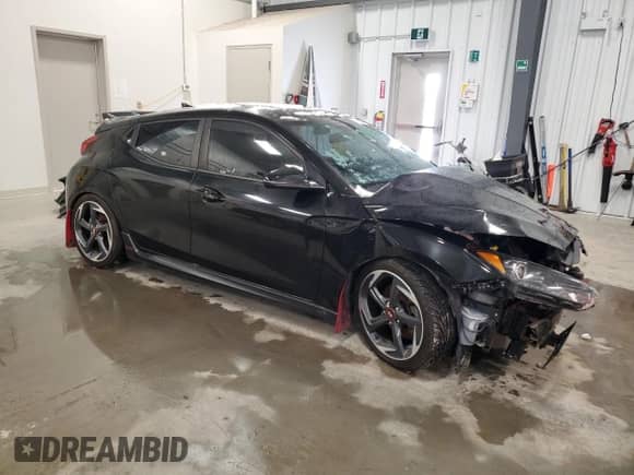2019 Hyundai Veloster Turbo z VIN KMHTH6AB8KU004734, wystawiony jako Copart lot #41620075 z przebiegiem 137 473 mil mil oraz Szkoda całkowita • Salvage title. Historia ofert i sprzedaży dostępna na DreamBid. Obrazek 4.