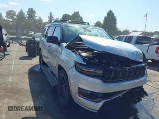 ✅ 2024 Jeep Grand Wagoneer Series III • VIN: 1C4SJVGP5RS100621 • Lot: 43193660. Listed on IAAI with 15,416 mi. Free auction sales archive from the USA and detailed vehicle history report at DreamBid. Image 1.