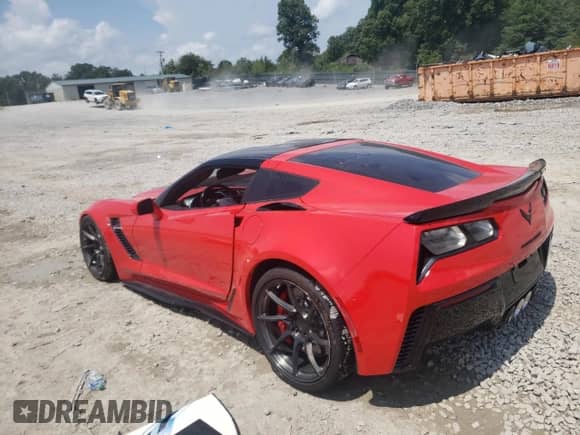 2016 Chevrolet Corvette Z06 3LZ with VIN 1G1YT2D6XG5603337, listed as a Copart auction lot 64940244 with Not provided miles and Salvage title. Bid and sale history available at DreamBid. Image 2.